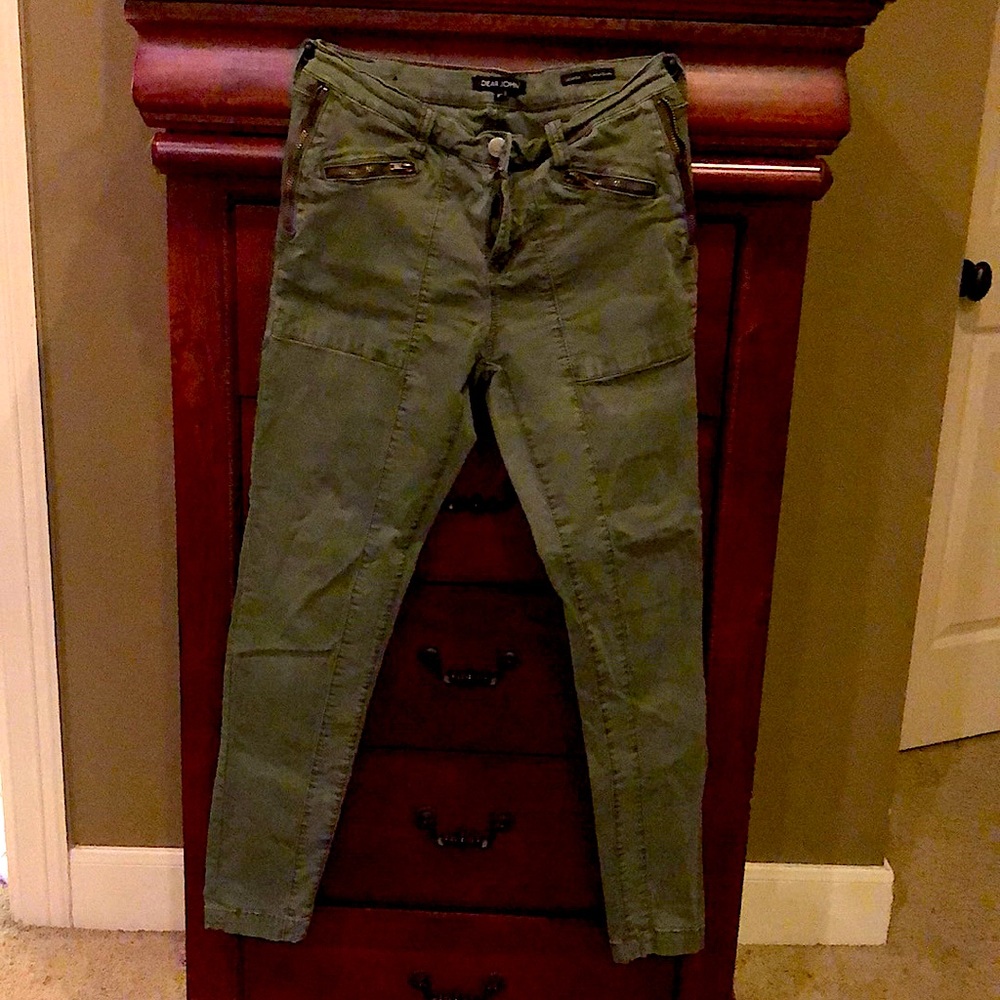 Dear John Hunter green skinny jeans Size 27
